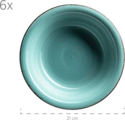 Mäser 931614 Kombiservice Lumaca Für 6 Personen, Steingut, Türkis (1 Set, 30-teilig) -Esstisch Lieferungen Rabatte 01c384f8cd7c5d3b4af0a7c0063f71f8