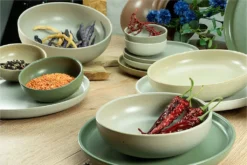 CreaTable 23189 Tafelservice Uno NATURAL Für 4 Personen, Steinzeug, Mehrfarbig (1 Set, 12-teilig) -Esstisch Lieferungen Rabatte 01faec1250b315e698ed6116bfdb1ade