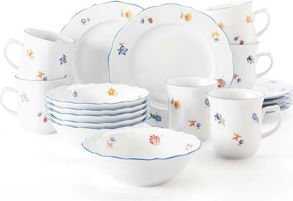 Seltmann Weiden Frühstück-Set Sonate Bunt Landhaus Traditionell 4 Seltmann Weiden Frühstück-Set Sonate Bunt Landhaus Traditionell – Bild 2