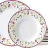 Flirt By R&B 17977 'Doppio Shanti' Tafelservice, Bunt/weiß, 12-teilig (1 Set) -Esstisch Lieferungen Rabatte 0533c92b2fd9baf2839f4e04efe4c6c5