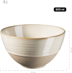 Mäser 931818 Frühstücksset Nottingham Für 4 Personen, Steinzeug, Beige (1 Set, 12-teilig) -Esstisch Lieferungen Rabatte 0a1adc2fa8efa632fdc5a34efa9c4e18