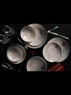 Hermia Concept, Erika,(24 Stücke), Abendessen , Mehrfarbig, 100% Porzellan -Esstisch Lieferungen Rabatte 0afbefb5be70dcc75673a1db55c6f92c