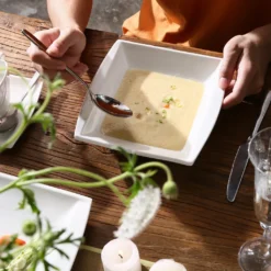 MALACASA 32 Tlg. Kombiservice, Serie BLANCE Cremeweiß Porzellan Geschirrset Mit Servierplatte -Esstisch Lieferungen Rabatte 0f84ba87a92baf75802d0a6fb35e457c