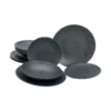 CreaTable, 20540, Serie Schiefer Black , Geschirrset, Teller Set 12 Teilig 1 CreaTable, 20540, Serie Schiefer Black , Geschirrset, Teller Set 12 Teilig -Esstisch Lieferungen Rabatte 18edddfdbc27876093e503990bdb500e