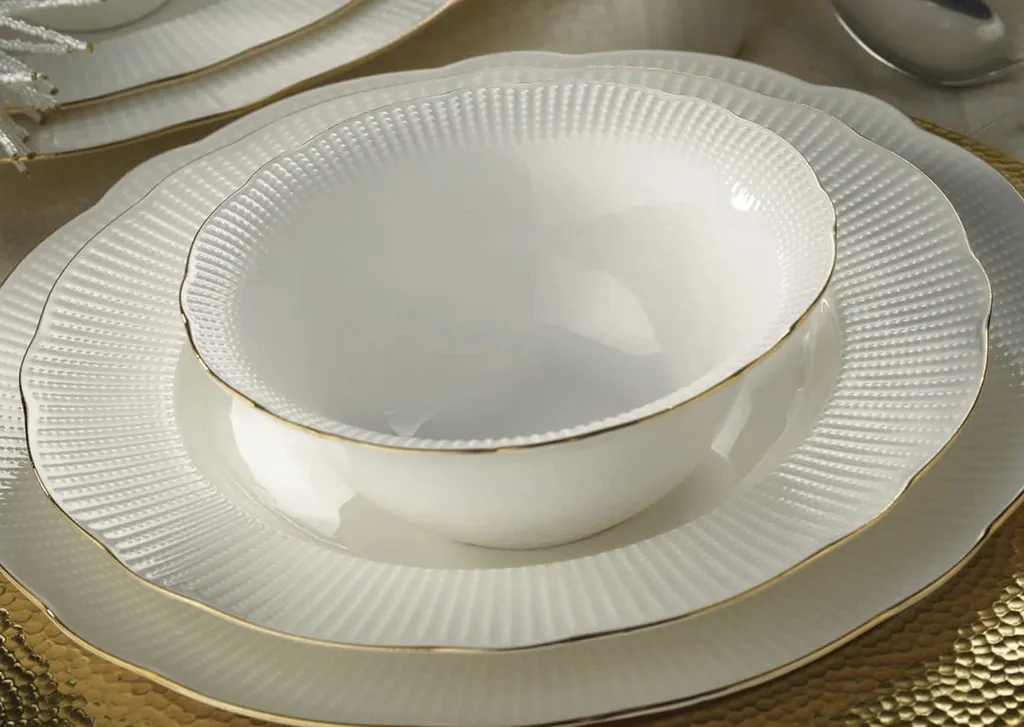 Kütahya Porselen Ilay 24 Teile Porzellan Geschirr Set Gold BNILY24Y2520 17 Kütahya Porselen Ilay 24 Teile Porzellan Geschirr Set Gold BNILY24Y2520 – Bild 15