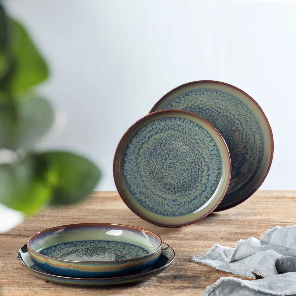 Like. By Villeroy & Boch Tafelset Crafted Breeze Blau,braun 3 Like. By Villeroy & Boch Tafelset Crafted Breeze Blau,braun