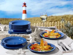 Friesland Ammerland Blue Tafel-Set 12 Tlg Speiseteller + Suppenteller -Esstisch Lieferungen Rabatte 26b8b50867ce2135aa511ab8ff2f5adc