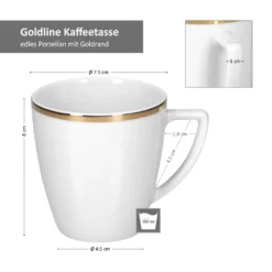 30tlg Geschirrset Silverline Kombi 6Pers Gold Kaffee Unterteller Kuchen/Speiseteller Suppenschale -Esstisch Lieferungen Rabatte 2f14724a90bbf409ea56c3298fc628b1