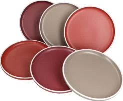 Van Well Liz 24tlg Kombi-Service 6 Pers. Steingut Sand Rot Terracotta Geschirrset -Esstisch Lieferungen Rabatte 2f22d2e8cca1e791adb61dad58742aef 1