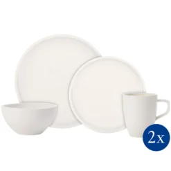 VILLEROY & BOCH Artesano Einsteigerset 8 Tlg. Tellerset Geschirr-Service Kaffeetassen Schalen -Esstisch Lieferungen Rabatte 33765669a0405aca5f06a0570d7fa4e4