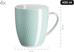 Mäser 931565 Kombiservice Kitchen Time II Für 4 Personen, Porzellan, Grün (1 Set, 16-teilig) -Esstisch Lieferungen Rabatte 3744fd37d5465d0b3583c9425b52a697