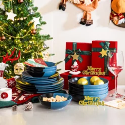 Tafelservice 8 Personen, Vancasso 32 Teiliges Accel Geschirrset Aus Steingut, Modernes Geschirr Kombiservice Set, Rund -Esstisch Lieferungen Rabatte 37b21a6675beb6a35d2a436eb28b71da