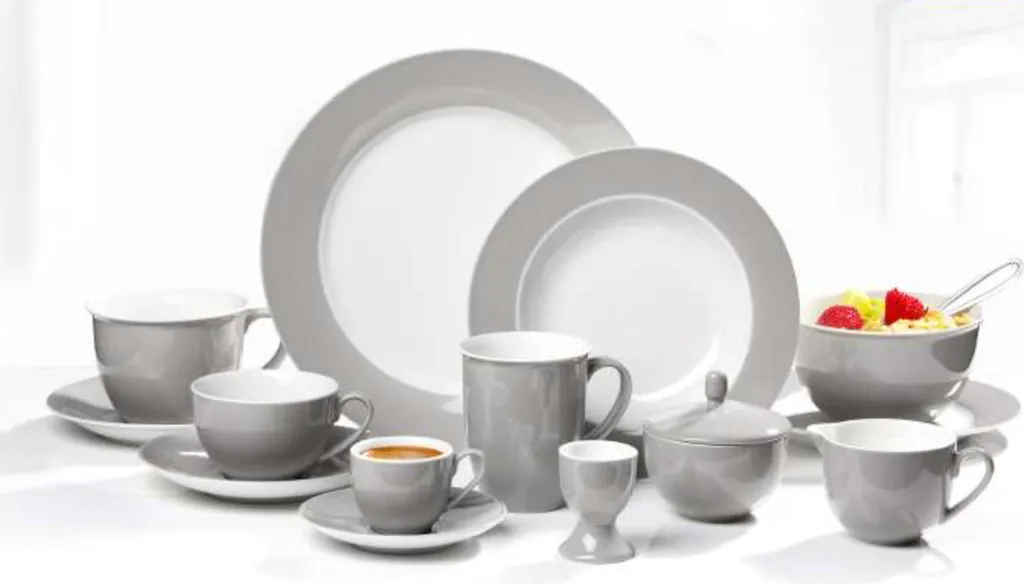 Ritzenhoff & Breker DOPPIO Grau Kaffeeservice 18-teilig 7 Ritzenhoff & Breker DOPPIO Grau Kaffeeservice 18-teilig – Bild 5