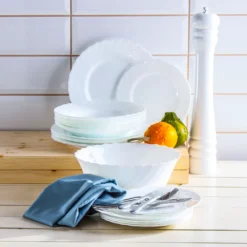 Luminarc 19tlg. Tellerset + Schale Trianon -Esstisch Lieferungen Rabatte 3cfd3e24f708bc76e55d06ddd872453f