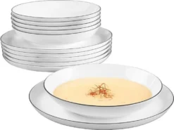 Seltmann Weiden Tafelservice Lido Schwarz Mit Farbrand Zeitlos -Esstisch Lieferungen Rabatte 42f5ab11a9e0d995b26442e57ff4dec7