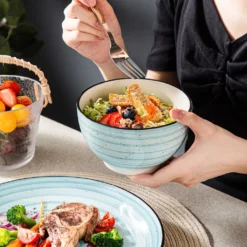 Vancasso Kombiservice »BONBON« Gesschirrset Aus Steinzeug, 24 Teiliges Tafelservice Set, Vintage Aussehen -Esstisch Lieferungen Rabatte 458320675adbf23e4707d88aef8626a5