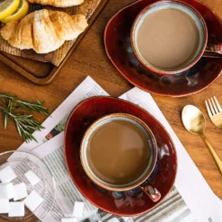 Vancasso Kaffeeservice »STARRY« 8-tlg Steinzeug Kaffeeset Mit Kaffeetasse, Untertasse -Esstisch Lieferungen Rabatte 45b2489dfce232c8f7911f1dcdc36e49