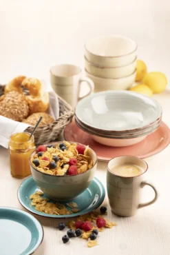 Mäser 931876 Tafelservice Lumaca Für 6 Personen, Steinzeug, Olivegrün (1 Set, 18-teilig) -Esstisch Lieferungen Rabatte 49dcbe748890718ee0bac57f81d337e3