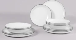 Seltmann Weiden Tafelservice Lido Schwarz Mit Farbrand Zeitlos -Esstisch Lieferungen Rabatte 4a4cf20f769bb4963ee406d44de67418