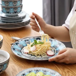 Tafelservice VEWEET, 18 Teiliges Geschirrset Aus Porzellan, AUDRIE Serie, Mit Je 6 Müslischale, Dessertteller Und Flachteller Für 6 Personen -Esstisch Lieferungen Rabatte 4e2a5779344459a916373fe6fe6f2808