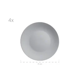 Mäser 931914 Kombiservice Pastell Selection Für 4 Personen, Steinzeug, Grau (1 Set, 16-teilig) -Esstisch Lieferungen Rabatte 4efb084554bd3cb06b8c5d5b914ffe3c