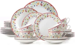 Ritzenhoff & Breker Kombiservice Doppio Shanti, 30-teilig, Porzellangeschirr -Esstisch Lieferungen Rabatte 512d06159d34d5fb12ae37fcc9056a81