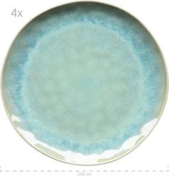 Mäser 931975 Kombiservice Frozen Für 4 Personen, Steinzeug, Grün (1 Set, 16-teilig) -Esstisch Lieferungen Rabatte 5745e2d6c1b3db46897012a67c9f060c