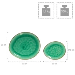 Sänger SÄNGER Steingut Geschirrset Palm Beach, Tafelservice & Servierplatten Set 23 Teilig Für 4 Personen -Esstisch Lieferungen Rabatte 5cb313f490ca48cca114d7696d759adc