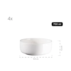 Mäser 931617 Kombiservice Finaro Für 4 Personen, Porzellan, Weiß (1 Set, 16-teilig) -Esstisch Lieferungen Rabatte 5e49859f3b6a81eeb6eda800245b213f