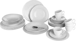 Seltmann Weiden Trio Weiß Kombiservice 30-tlg. -Esstisch Lieferungen Rabatte 60b90921bfa9c51fcd3493f1bd83e0ee