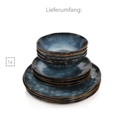 Sänger SÄNGER Steingut Geschirrset Tokio, Tafelservice 12 Teilig Für 4 Personen -Esstisch Lieferungen Rabatte 61f39e69bf91ade5fffa9ebf57b1cb05