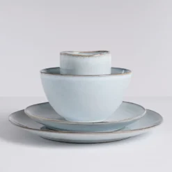 Mica Decorations Tabo Service Set Für 4 Personen - Keramik - Grau -Esstisch Lieferungen Rabatte 639bf24f700f4208a31670b3d565df69