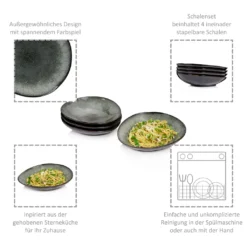Sänger Pastaschalen Set Kopenhagen 4 Teilig -Esstisch Lieferungen Rabatte 64d5a9c113cb0850783345559b86d82e