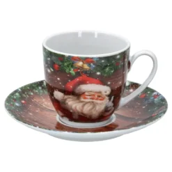 18tlg Kaffeeservice Santa 6 Personen Weihnachtsdekor Advent Weihnachtsmann Porzellan -Esstisch Lieferungen Rabatte 66f1e1ef45bab80a1961b9f5b8181d06