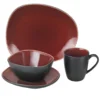 Van Well 16tlg. Kombi-Set Elements Rot 4Pers. Steingut Becher Teller Schale -Esstisch Lieferungen Rabatte 689e467392e502f9910171223431bed1