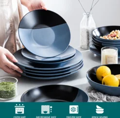 Tafelservice 8 Personen, Vancasso 32 Teiliges Accel Geschirrset Aus Steingut, Modernes Geschirr Kombiservice Set, Rund -Esstisch Lieferungen Rabatte 696140a17ddedc61892af3b29024c0c4