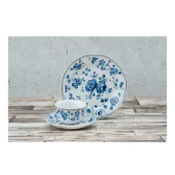 CreaTable 23458 Kaffeeservice Royal Blue Flower Für 6 Personen, Porzellan, Weiß/blau (1 Set, 18-teilig) -Esstisch Lieferungen Rabatte 6d70b3c3d800d02334ea08371574d9c1