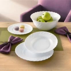 Luminarc 19tlg. Tellerset + Schale Trianon -Esstisch Lieferungen Rabatte 6e1d7a14bbf0e408b12f84254adaee79