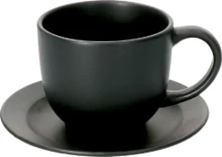 18-tlg. Kaffee-Service Lampart Nero 6 Personen I Tasse + Untertasse + Teller -Esstisch Lieferungen Rabatte 6e7642ec24e490afca22bdcb159badcd