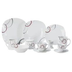 Kombiservice 62 Tlg. Palazzo, Eckige Form -Esstisch Lieferungen Rabatte 720b907067c0ad1f5eb9320e1addd0d3