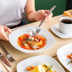 MALACASA, Serie Elisa, 60 Tlg. Porzellan Tafelservice Geschirrset Mit 12 Kaffeetassen, 12 Untertassen, 12 Dessertteller, 12 Suppenteller, 12 Essteller 13 MALACASA, Serie Elisa, 60 Tlg. Porzellan Tafelservice Geschirrset Mit 12 Kaffeetassen, 12 Untertassen, 12 Dessertteller, 12 Suppenteller, 12 Essteller -Esstisch Lieferungen Rabatte 7220e229a802a7de9d670b602113b5a2