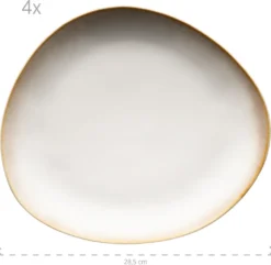 Mäser 931991 Kombiservice La Sinfonia Für 4 Personen, Steinzeug, Beige/creme-weiß (1 Set, 16-teilig) -Esstisch Lieferungen Rabatte 74ecf4a20e7689616d926e178db7ebdf