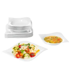 Van Well 12tlg. Tafelservice 'Opera' -Esstisch Lieferungen Rabatte 7deeb282b8915df31aed53257715f2a8