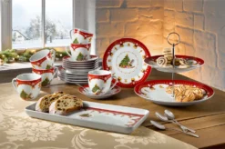 Van Well 18tlg. Kaffeeservice 'Weihnachtszauber' -Esstisch Lieferungen Rabatte 85bfa4857f1cc11ee31d14a8481bce9a