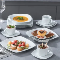 Malacasa Serie Julia, Tafelservice 60-teilig Kombiservice Porzellan Geschirrset Mit Kaffeetassen, Unterteller, Kuchenteller, Suppenteller Und Flachteller, Kaffeeservice Für 12 Personen 17 Malacasa Serie Julia, Tafelservice 60-teilig Kombiservice Porzellan Geschirrset Mit Kaffeetassen, Unterteller, Kuchenteller, Suppenteller Und Flachteller, Kaffeeservice Für 12 Personen -Esstisch Lieferungen Rabatte 86f8b44fac377d928ffe02b04a318203