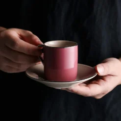 Artvigor, Porzellan Kaffeeservice, Bunt 12 Teilig Kaffee Set, Mit 6 Espressotassen 80 Ml, 6 Untertassen, Mehrfarbig -Esstisch Lieferungen Rabatte 883e2b8a8f70c950a4834f4c43a741c7