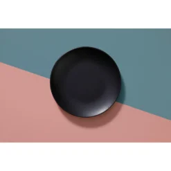 Mammoet Moon Geschirrset 6 Personen, Steingut, Bestehend Aus Tiefen Und Flachen Tellern Sowie Schalen – Je 6 Stück, Matt Schwarz, Moderne Form, Spülmaschinenfest -Esstisch Lieferungen Rabatte 89a65ab25a861e65fafb39af5d904d1b