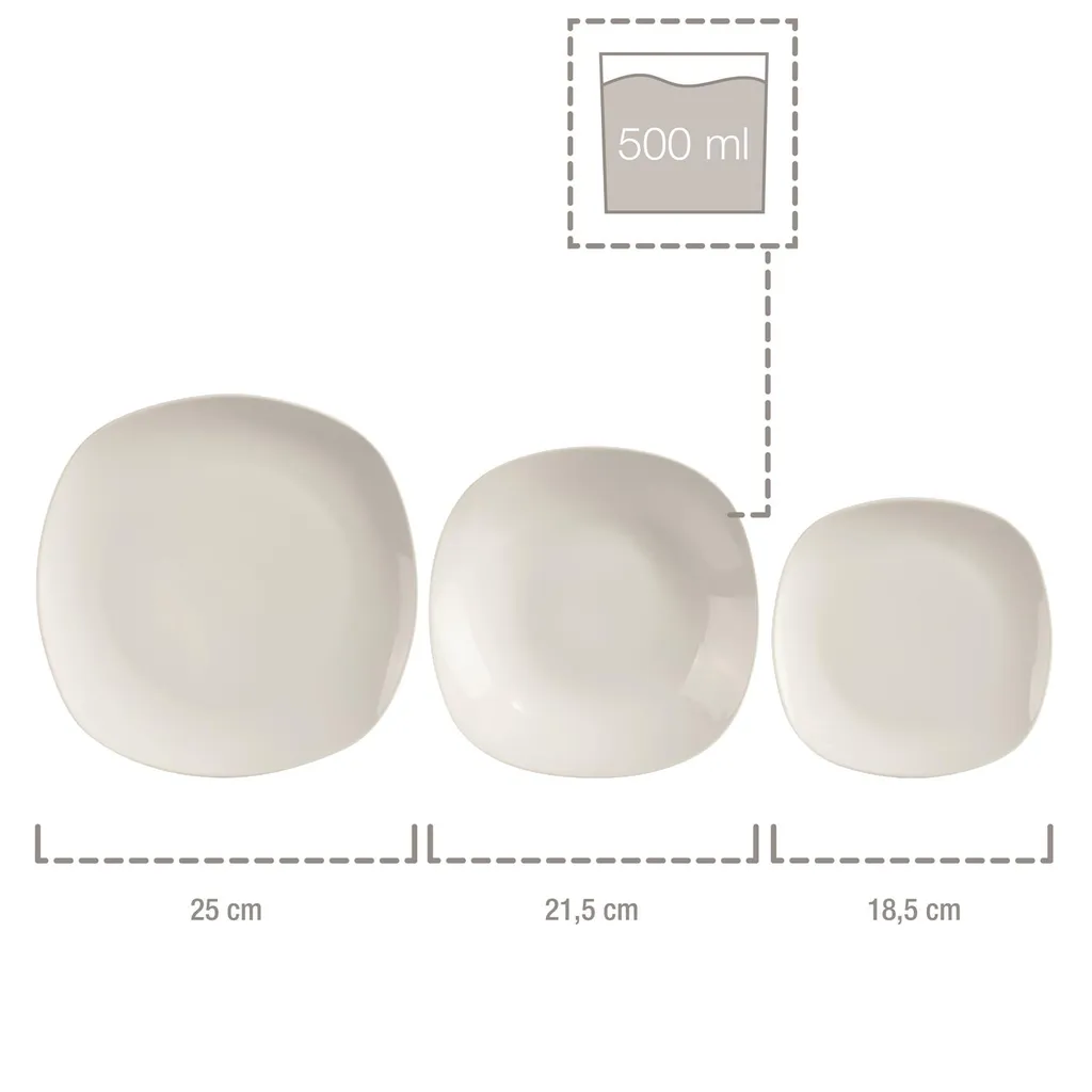 Tafelservice "Bilgola" By Sänger, 18 Teilig Für 6 Personen, Im Abgerundetem Design 5 Tafelservice "Bilgola" By Sänger, 18 Teilig Für 6 Personen, Im Abgerundetem Design – Bild 3