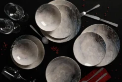 Hermia Concept, Erika,(24 Stücke), Abendessen , Mehrfarbig, 100% Porzellan -Esstisch Lieferungen Rabatte 8b6770452adcf88701a73a9834c914a7