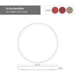 Liz 18tlg Frühstücksset Für 6 Steingut Sand Rot Terracotta Schale Teller Becher -Esstisch Lieferungen Rabatte 8b698c40599b5c1e562210e401bb1826